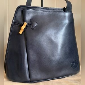 Lonchamp Vintage Roseau Shoulder Bag